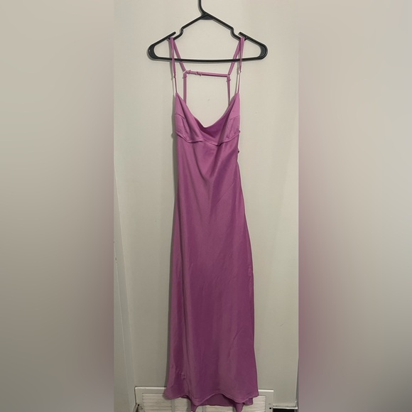 Purple open back dress - Picture 1 of 2